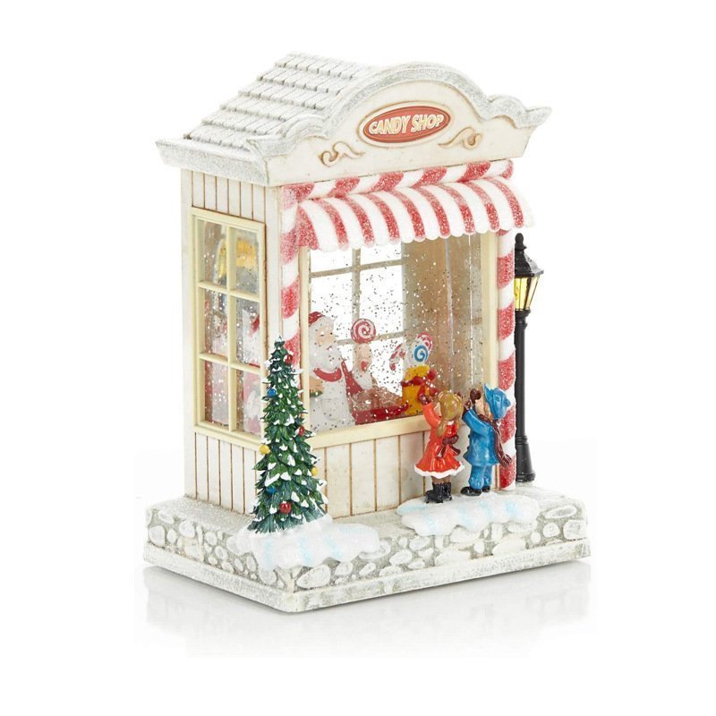 Christmas Glowing Cottage Ornament