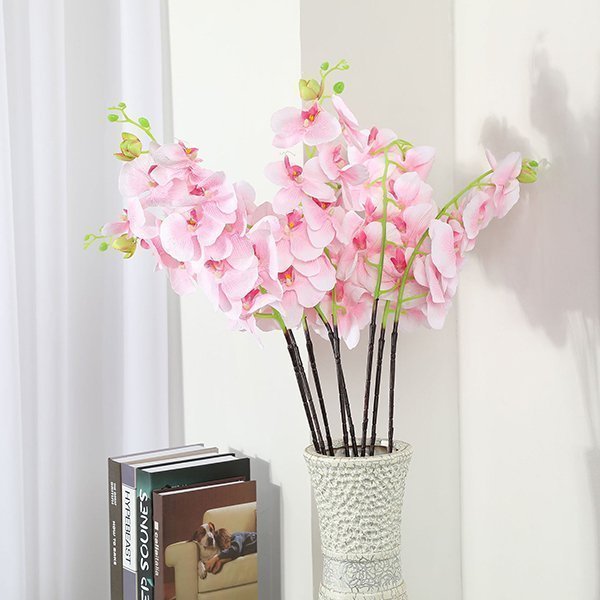 Customized Single Artificial Moth Orchid Flowers For Home And Garden Decoration