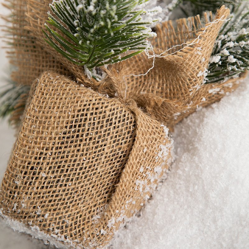 High Quality Desktop Flocking Xmas Tree in Various Size from China - Image 5