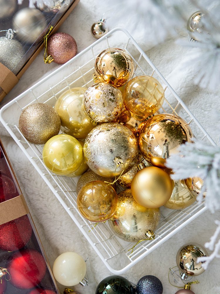 Wholesale hot selling Multiple patterns Plastic Christmas ball - Image 3