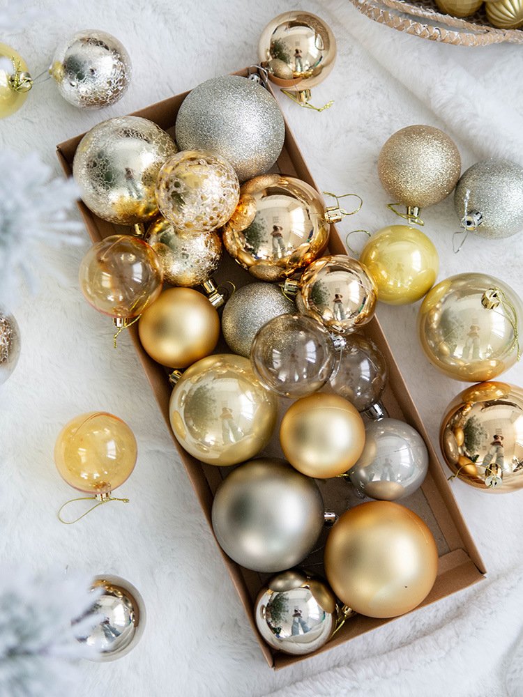 Wholesale hot selling Multiple patterns Plastic Christmas ball - Image 4
