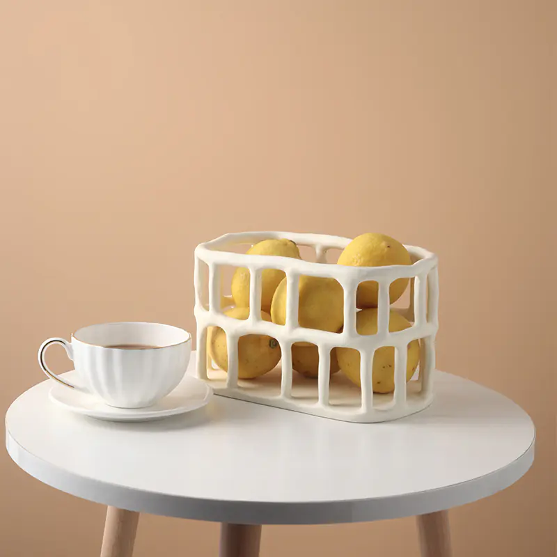 Wholesale Hollow Ceramic Berry Basket - Image 3