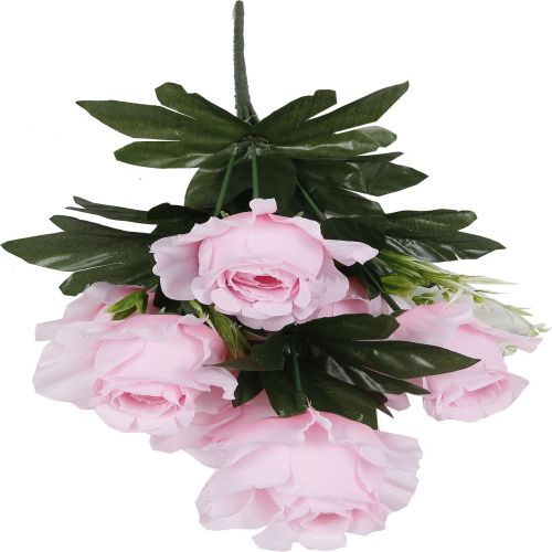 Wholesale Seven Headed Colorful Artificial Angle Rose - Image 2