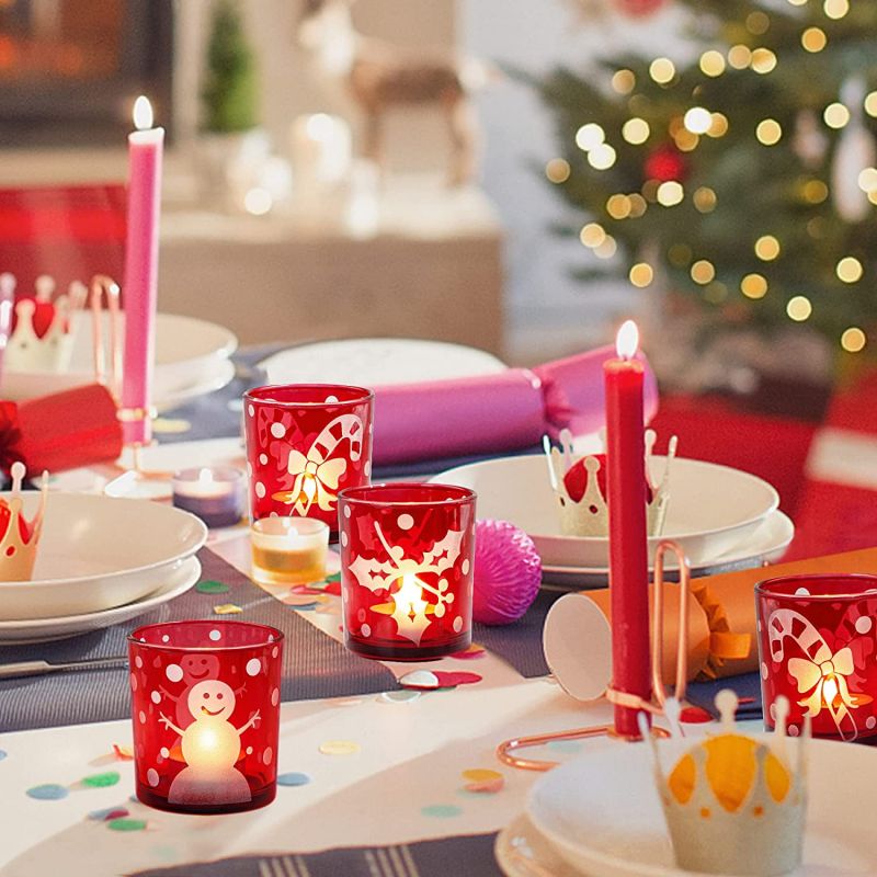 Hot Selling Christmas Candle Holders for Holiday Wedding Party Dining Table Centerpieces