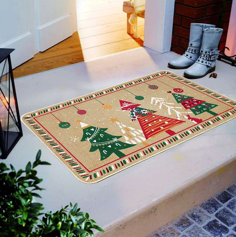 Wholesale Christmas Trees Doormat Indoor Outdoor Rug - Image 5
