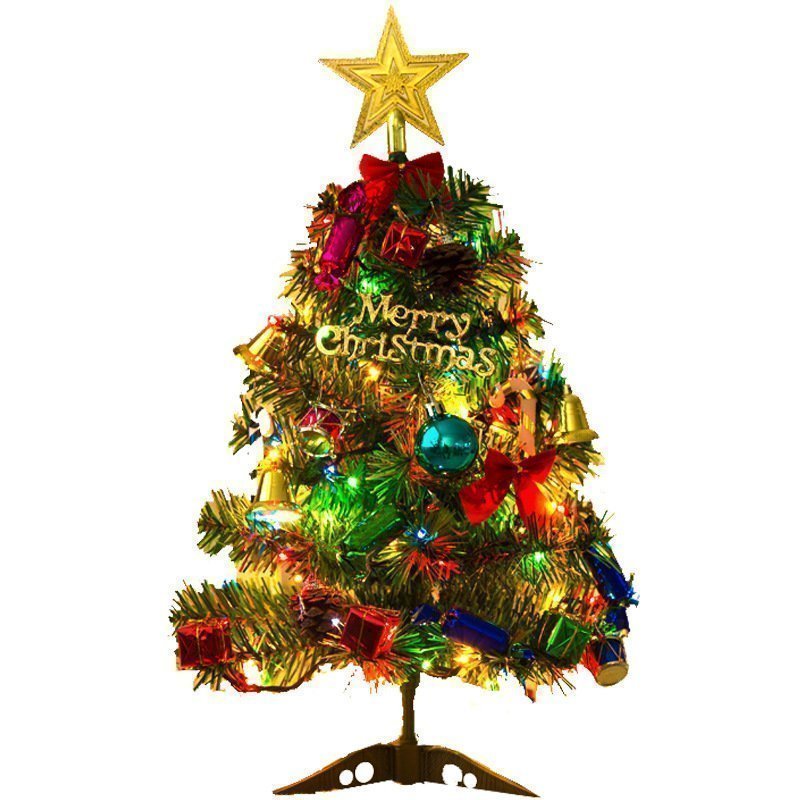 Whosale 20″ Hot Selling Christmas Tree with String Lights and Ornaments