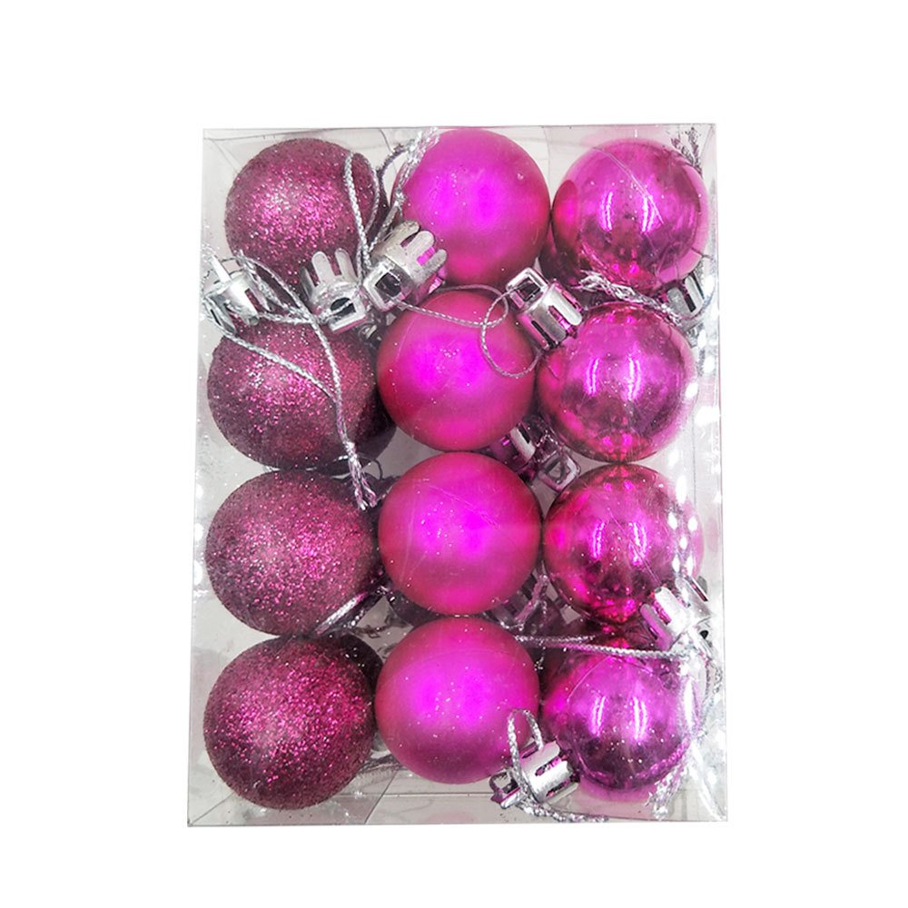 Christmas hanging ball decorative Christmas tree decorative holiday party set with lane rope - Image 4