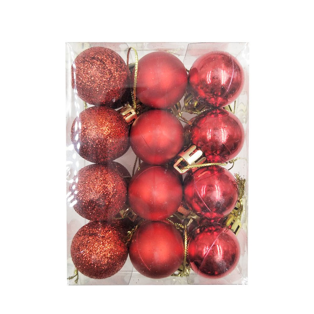 Christmas hanging ball decorative Christmas tree decorative holiday party set with lane rope - Image 6
