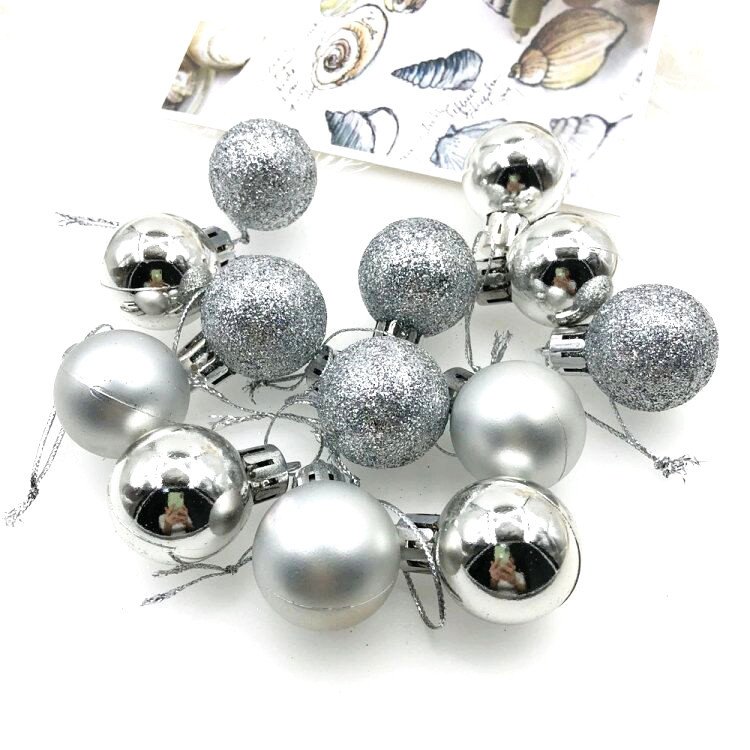 Christmas hanging ball decorative Christmas tree decorative holiday party set with lane rope - Image 9