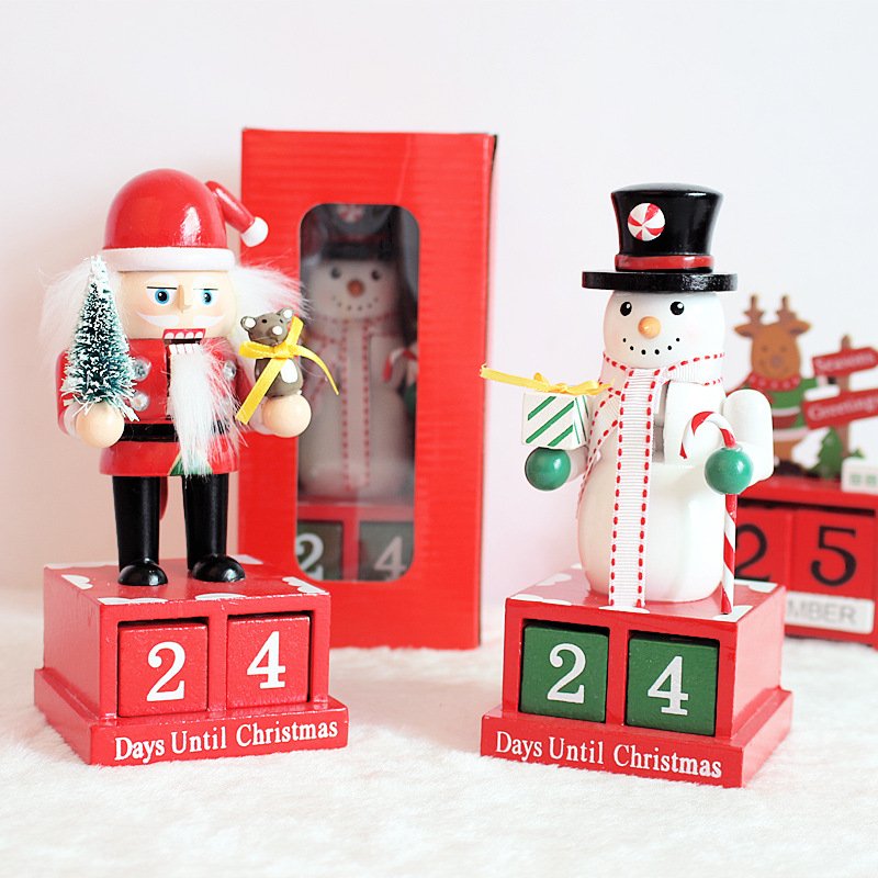 China Wooden Christmas Tree print Calendar - Image 4