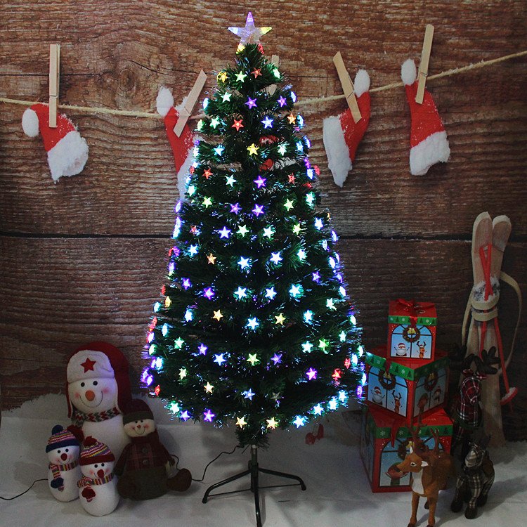 7ft Pre-lit Lights Luminous Christmas Tree in Various Size from China