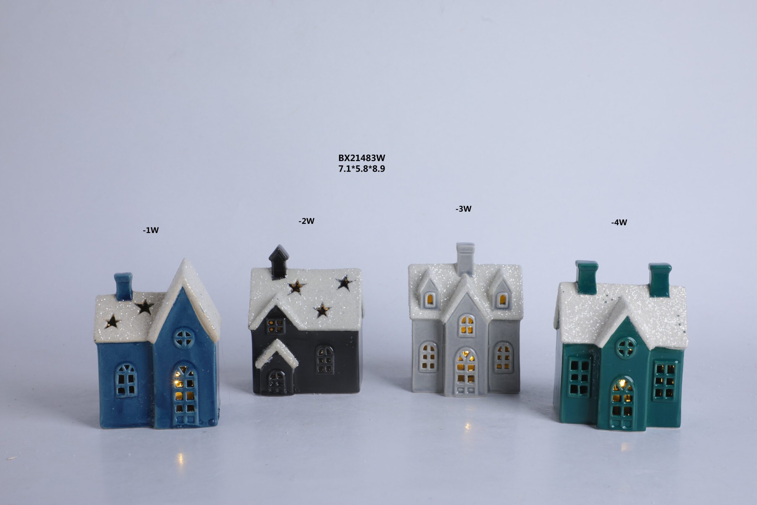 New Christmas lighting creative ceramic decoration ornaments - Image 3