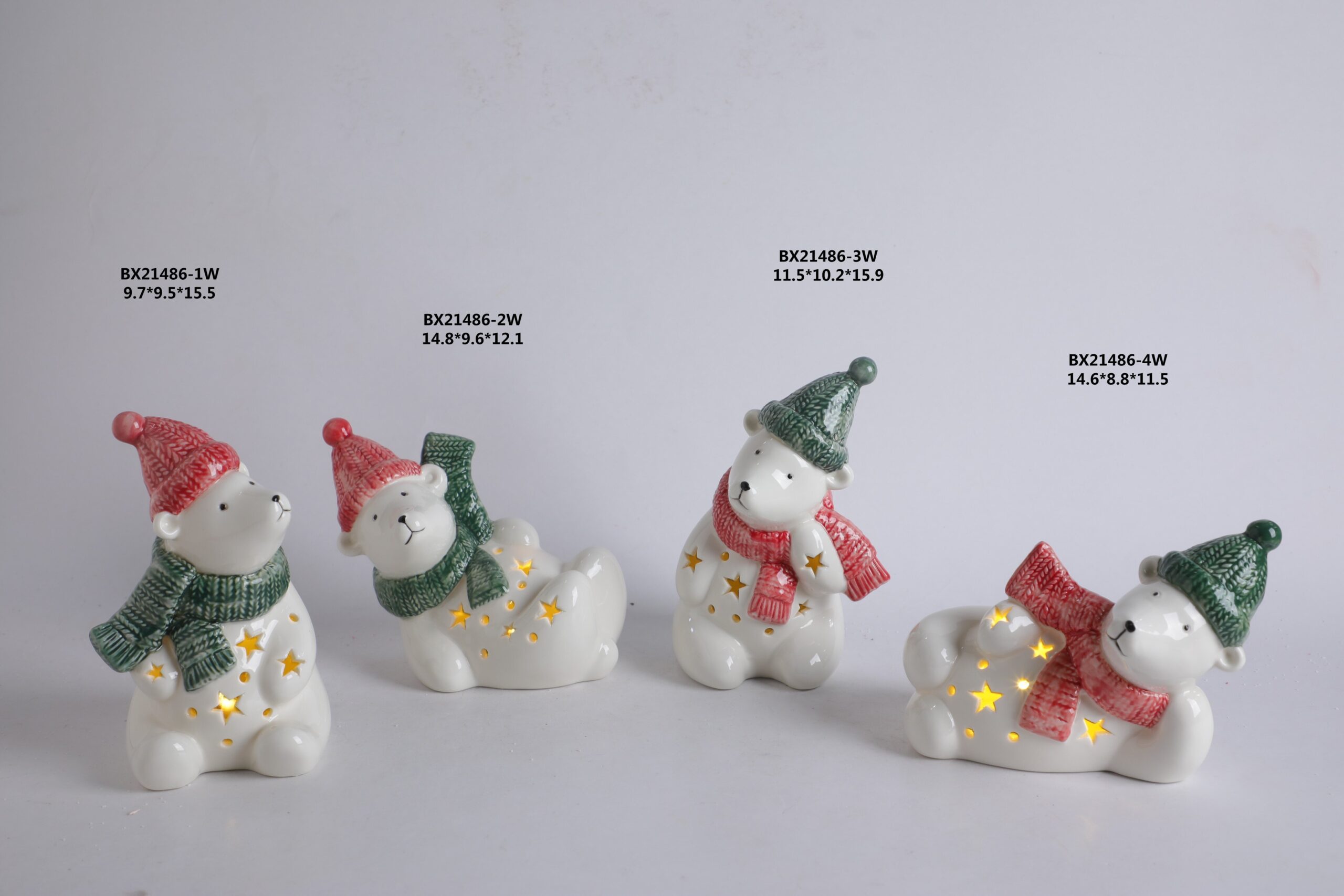 New Christmas lighting creative ceramic decoration ornaments - Image 4