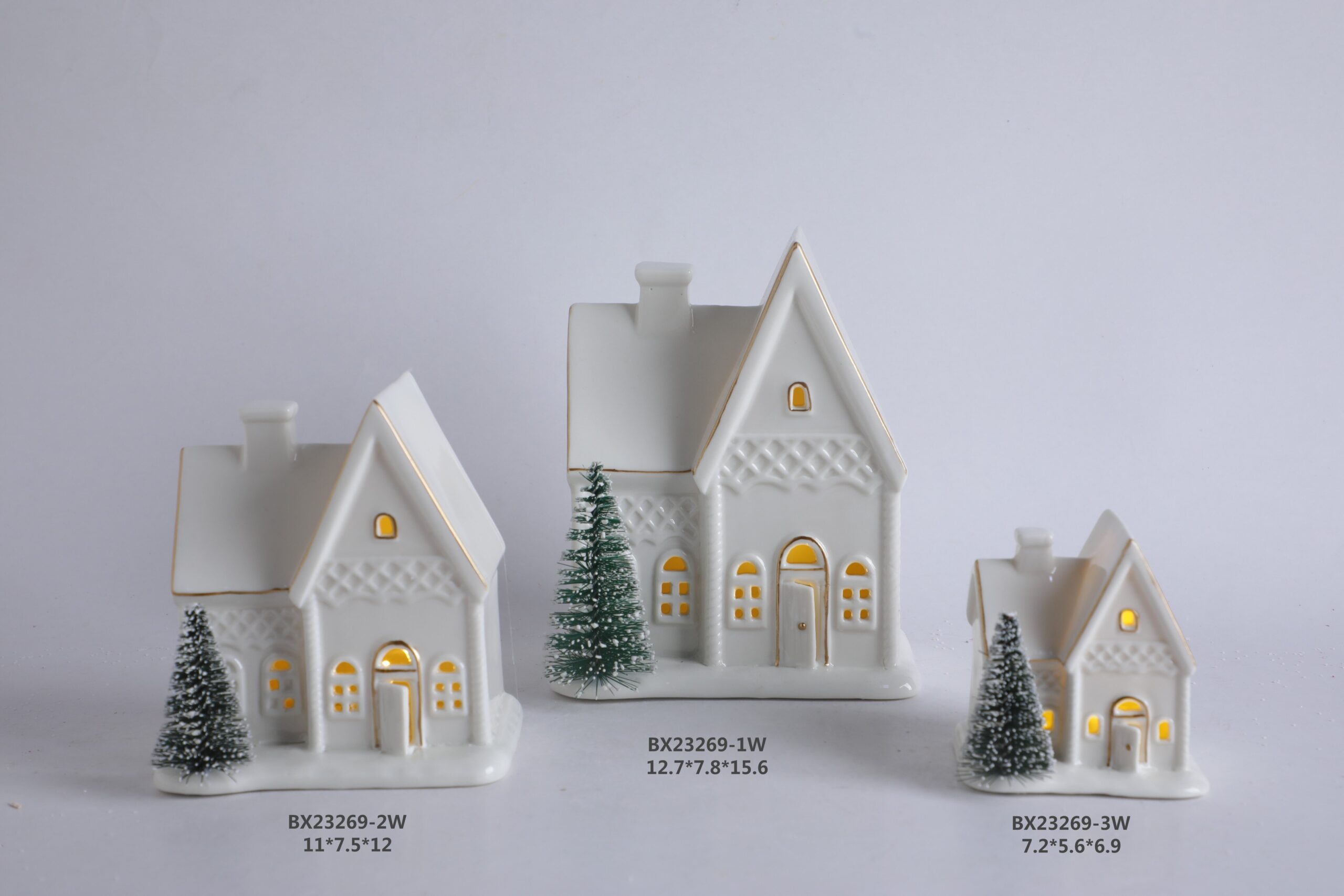 New Christmas lighting creative ceramic decoration ornaments - Image 8