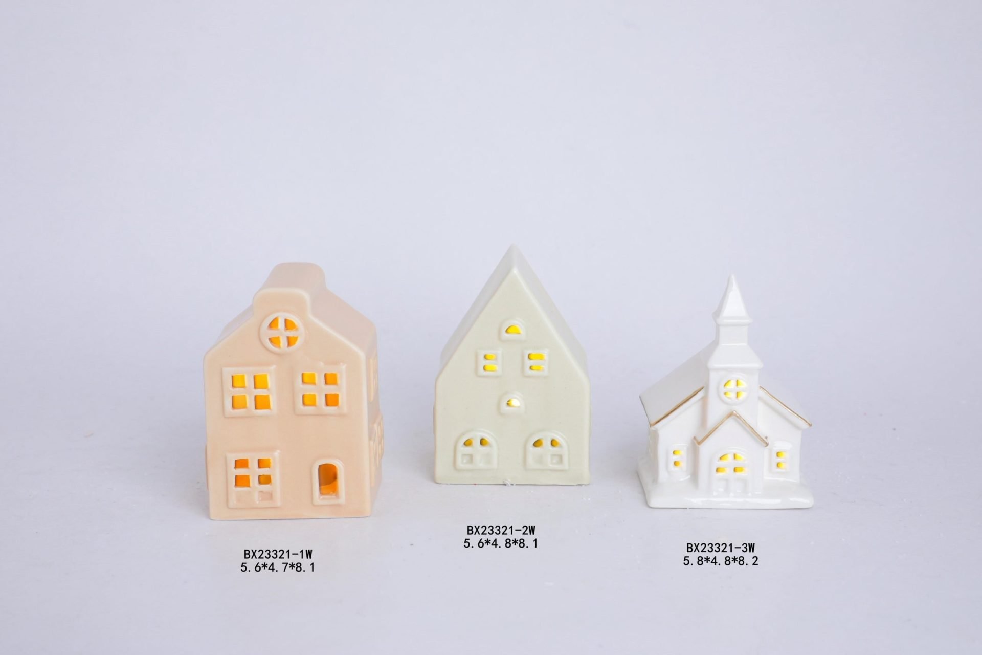 New Christmas lighting creative ceramic decoration ornaments