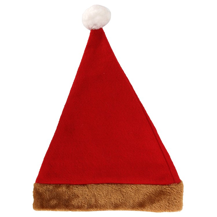 Wholesale Reindeer Christmas Hat With Fur Ball And Soft Fur Brim - Image 2