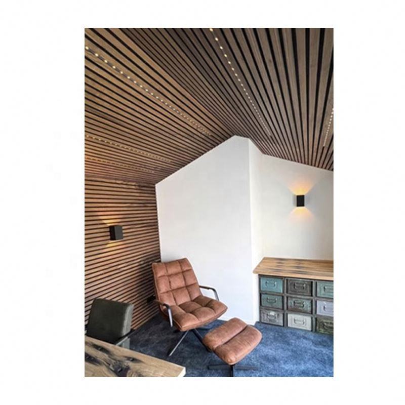 High Density Decorative Wall Slat Soundproof Studio Sound Dampening Acoustic Panels - Image 4
