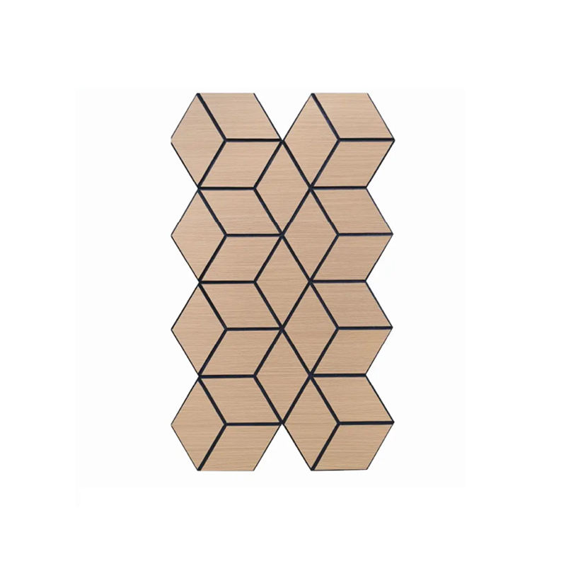 Customizable Modern Hexagon Polyester Fiber Acoustic Panels High Sound Absorption 80% Noise Reduction Eco-Friendly for Office