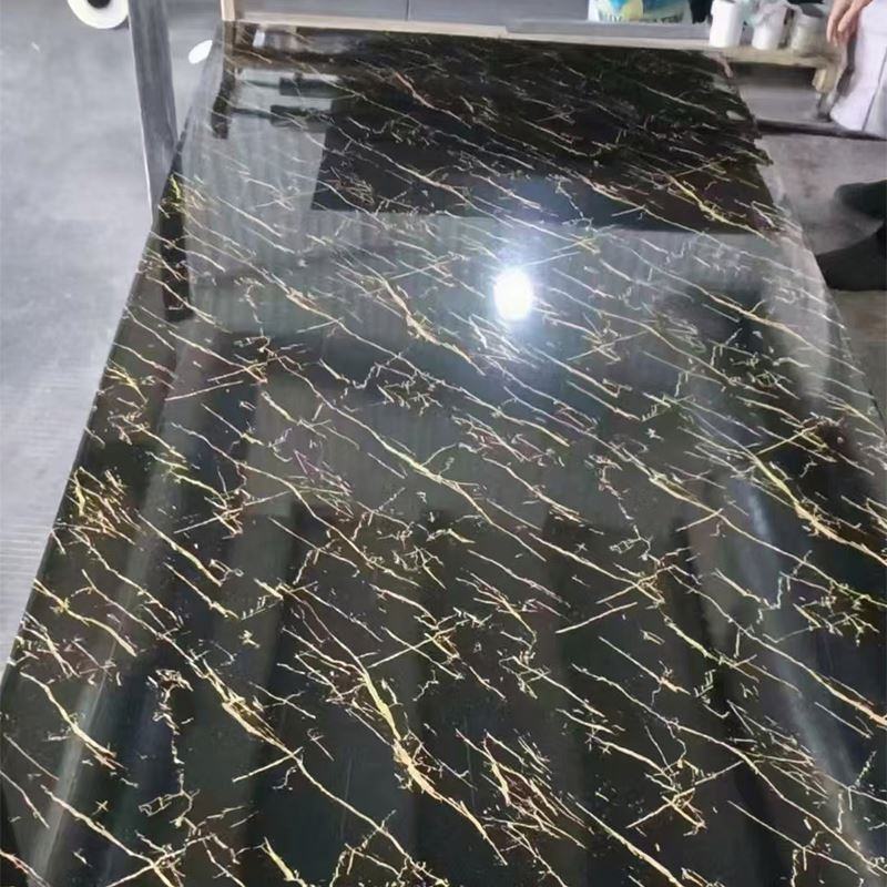 Direct Wholesale Class a Flame Retardant and Fireproof Moisture Proof Uv Marble Sheet - Image 3
