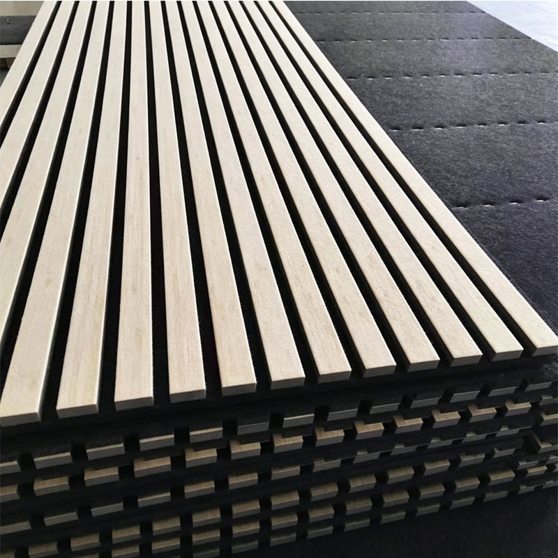 Traditional Slatted Wooden Wall Panel With 3D Panel Design Paper Coated for Bathroom Living Room Shiplaps Home Decor