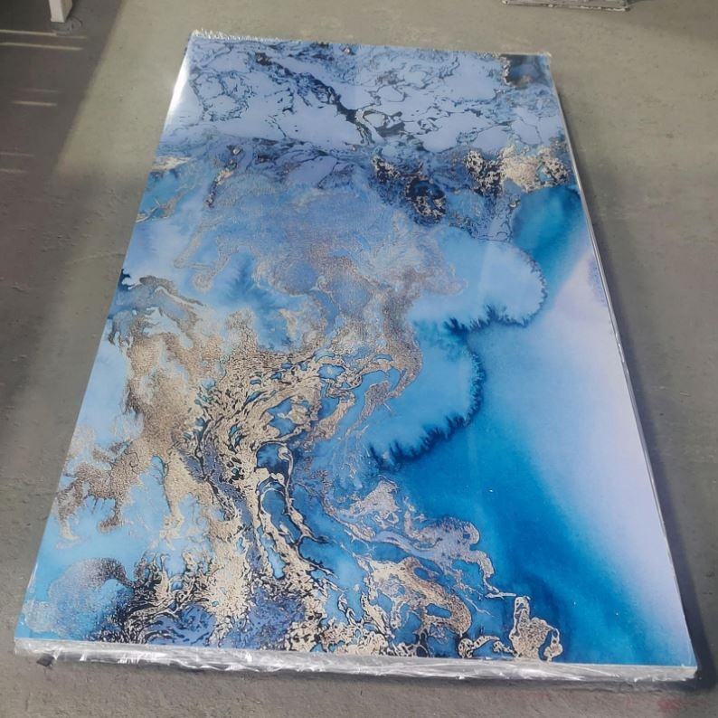 Direct Wholesale Class a Flame Retardant and Fireproof Moisture Proof Uv Marble Sheet - Image 4