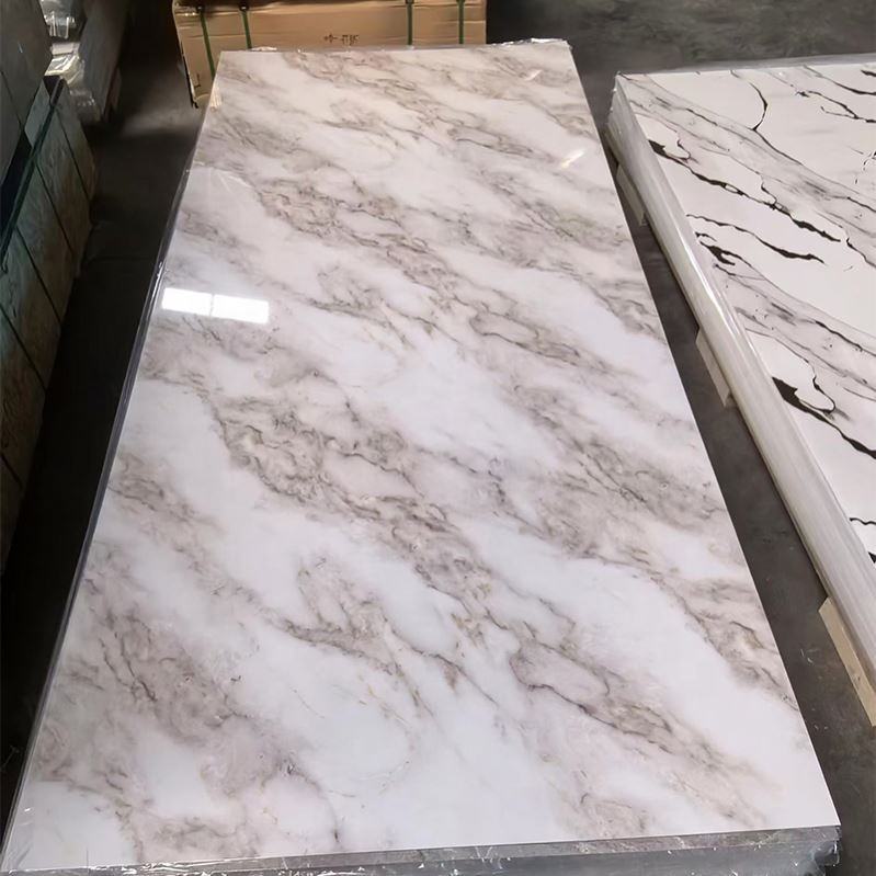 Direct Wholesale Class a Flame Retardant and Fireproof Moisture Proof Uv Marble Sheet - Image 5