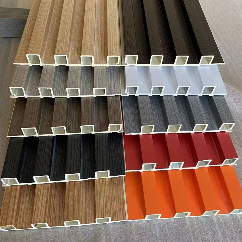 High Quality Decorative Interior WPC Wall Panel Fluted Grooved Wall Panel WPC Wall Panel