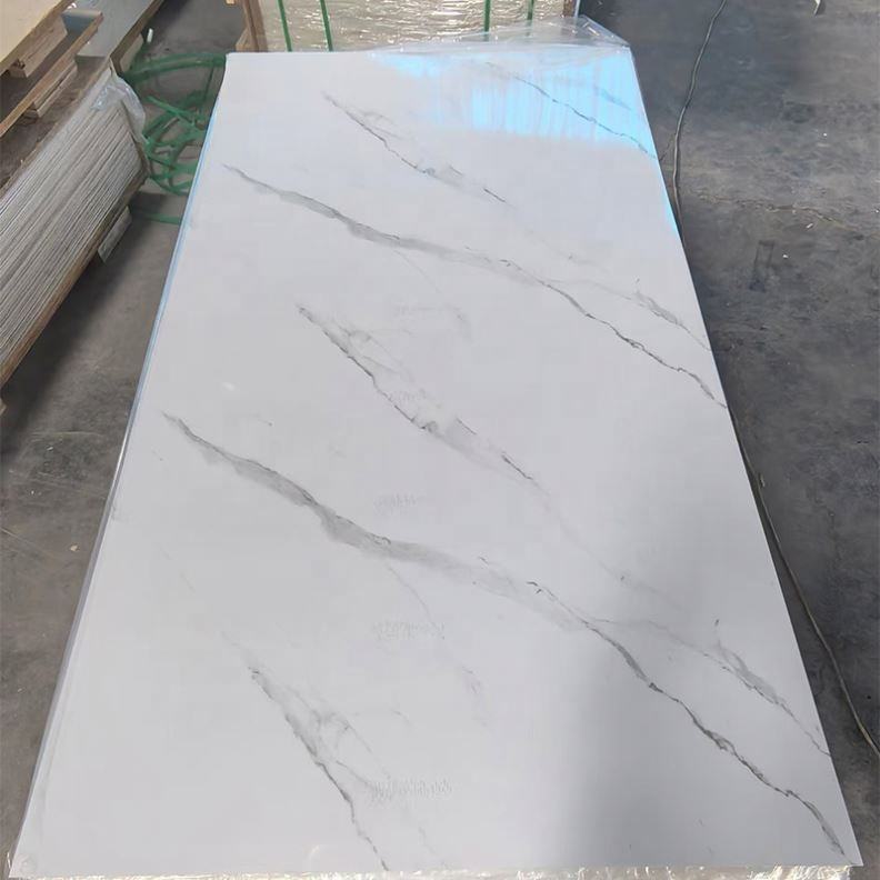Wholesale Paint-Free Wall Panel Engineering Hotel Decorative Plate Marble Board Marble UV - Image 3