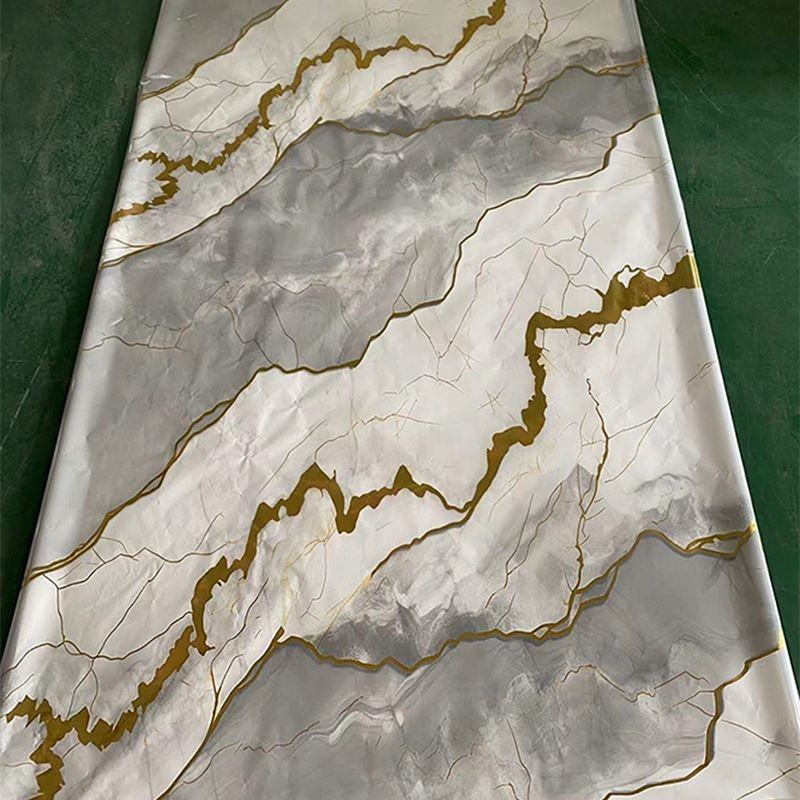 Direct Wholesale Class a Flame Retardant and Fireproof Moisture Proof Uv Marble Sheet - Image 2