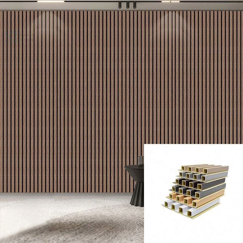 Competitive Price Factory Direct Louver Wpc Cladding 160 Wpc Wall Panel - Image 3