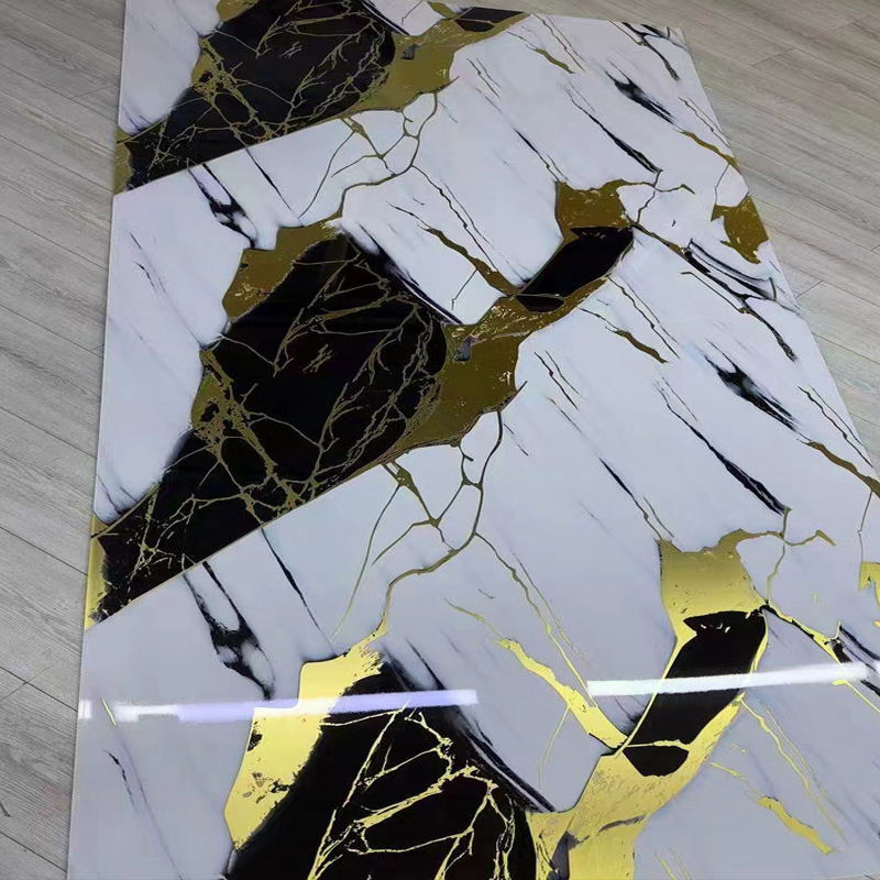 Hotel Tooling Modern WPC Background Wall Board Carbon Crystal Bamboo Fiber Wall Wood Veneer Bamboo Charcoal - Image 5