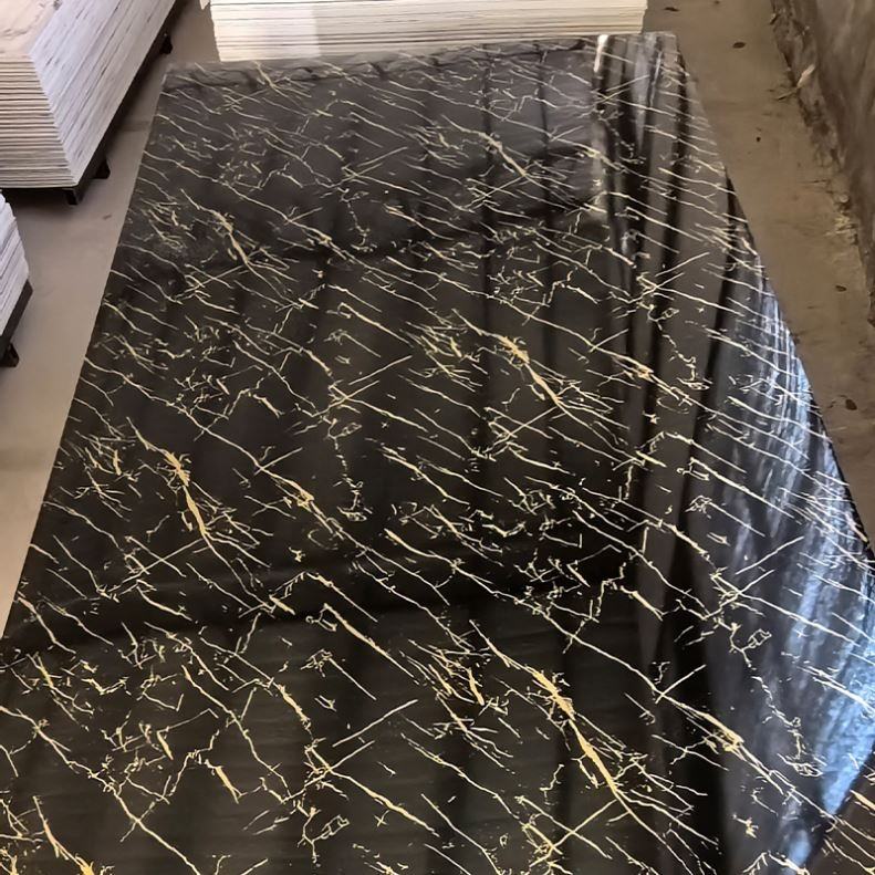 Direct Wholesale Class a Flame Retardant and Fireproof Moisture Proof Uv Marble Sheet