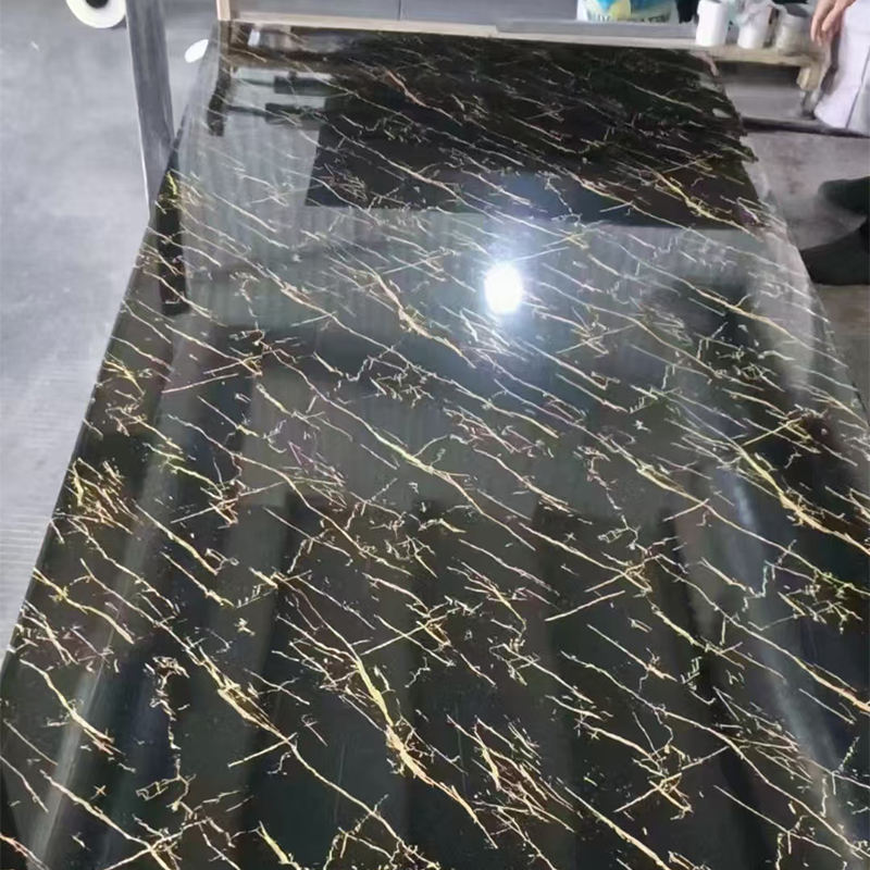 Uv Marble Sheet Pvc Wall Panels Uv Marble Wall Panel Easy Installation Uv Pvc Panel Placas Planchas Pvc Madera - Image 2
