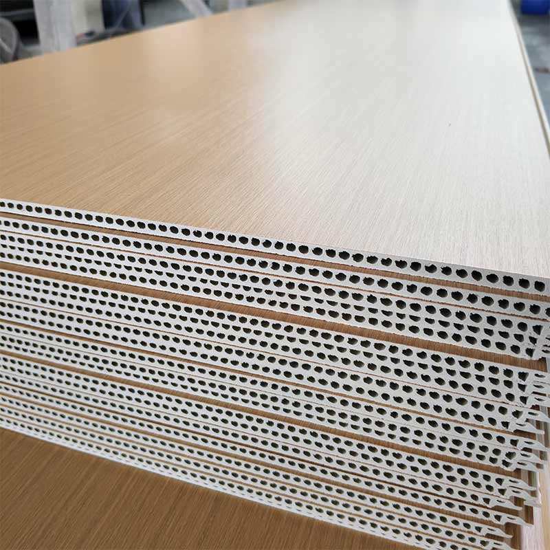 Wholesale Fast Installation Amboo Wood Fiber Integrated Wall Panel Ceiling Modern Design for Entertainment Graphic Solution