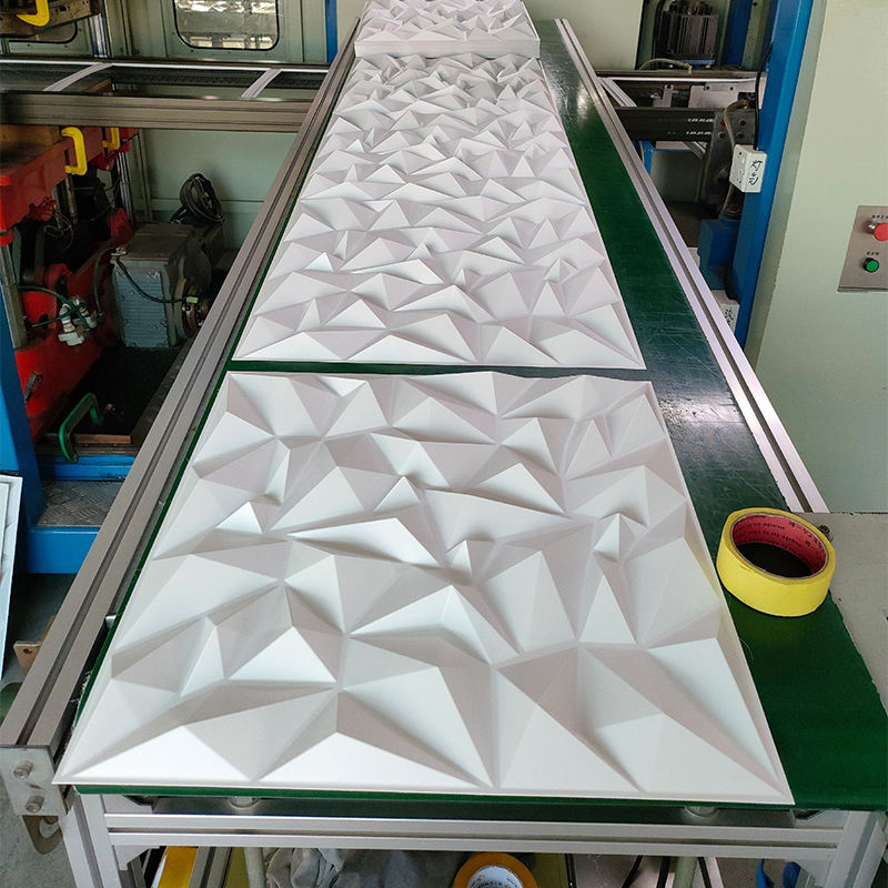 Modern 3D PVC Wall Panel WPC Decorative Wall Panels for Bedroom Waterproof and Fireproof Application for Apartment Decoration