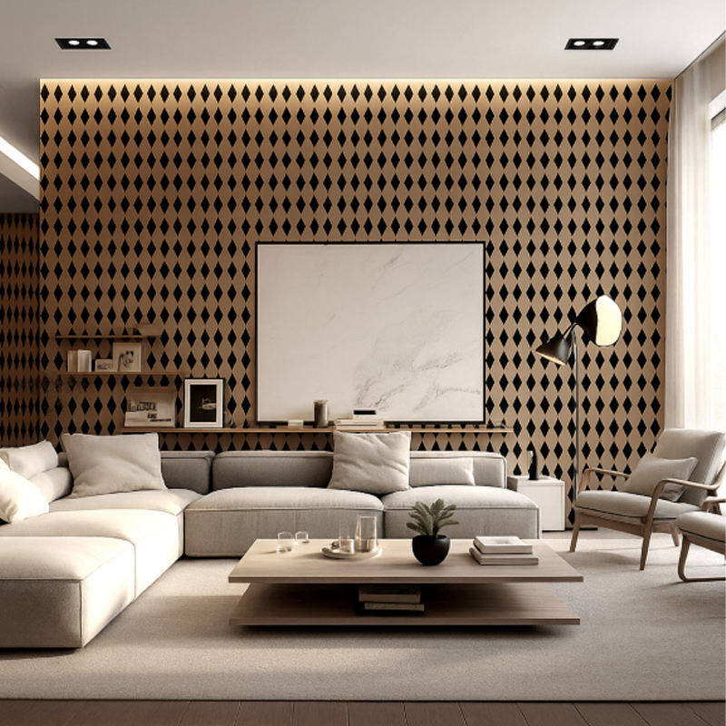 Customizable Modern Hexagon Polyester Fiber Acoustic Panels Veneer High Sound Absorption 80% Noise Reduction Sound Insulation - Image 2