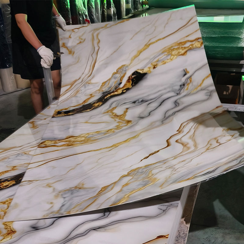 Hotel Tooling Modern WPC Background Wall Board Carbon Crystal Bamboo Fiber Wall Wood Veneer Bamboo Charcoal - Image 3