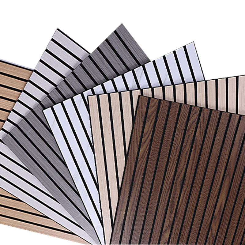 Oak Modern Decorative Akupanels Acoustic Wood Wall Panels Soundproof Wood Slat Acoustic Wall Panels for Office Building - Image 2