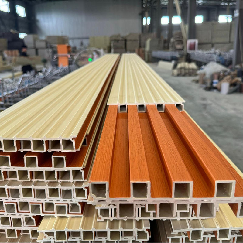 Waterproof 3D PVC WPC Wall Cladding Lambrin WPC Interior Wood Panel for Indoor Home - Image 2