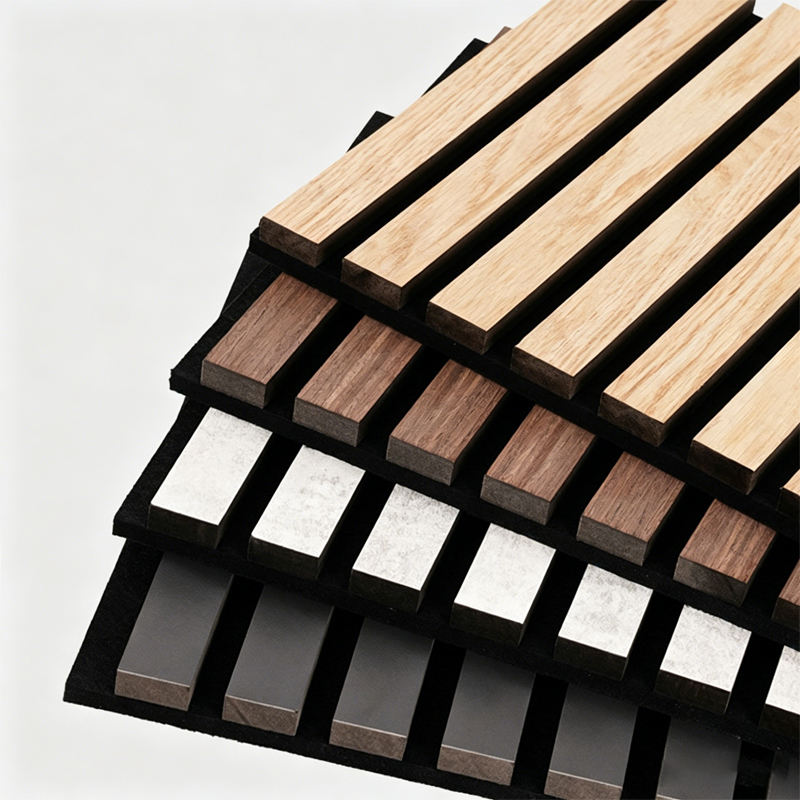 Acoustic Panels Design Wood Slat Wall Acoustic Wood Panels Sound Proof for Bedroom - Image 2