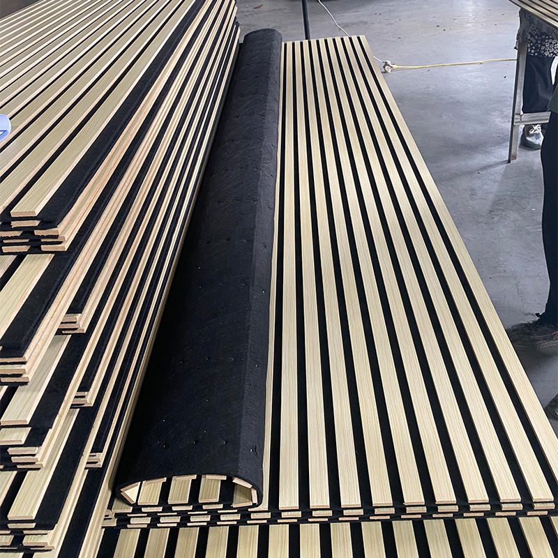 Slat Wooden Wood Wall Panels Flexible Acoustic Wandpaneel Curved Acoustic Ceiling Panel Tambour Acoustic Panels - Image 5