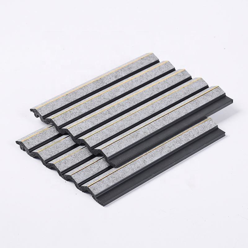 Decorative Moisture Resistant Louvre Laminated Waterproof Modern Design Wpc Wall Panel - Image 4