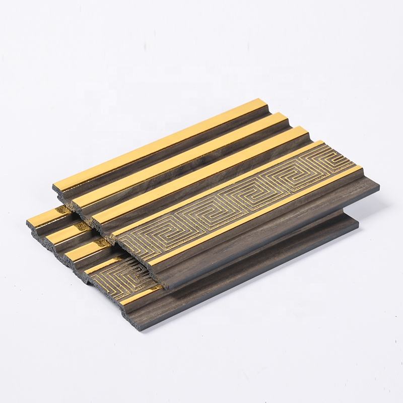 PS Panel 3D Wood Fluted Ps Grille Wall Panel Interior Wpc Ps Interior Fluted Wall Panel