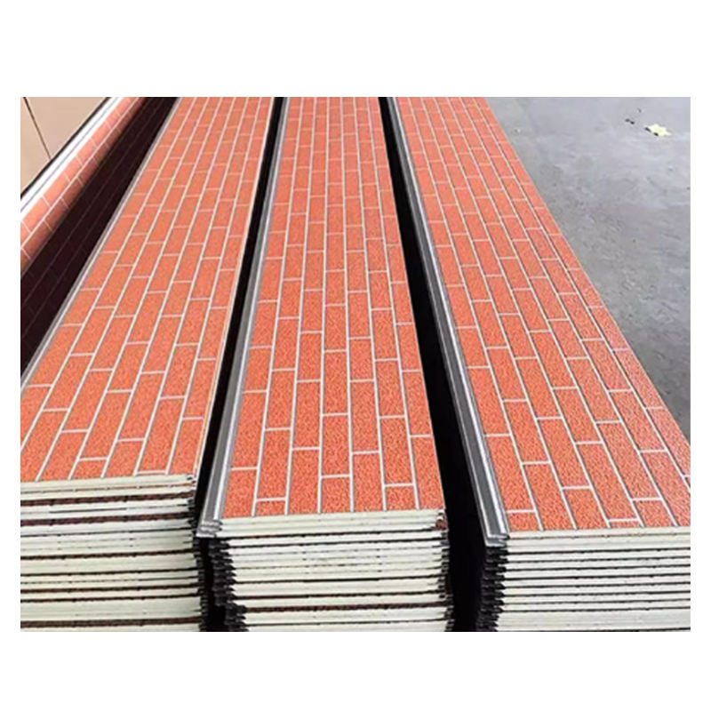 Carved PU Sandwich Panel Modern Villa Interior/Exterior Wall Insulation Board Decorative Heat Insulation Metal for Modern Houses