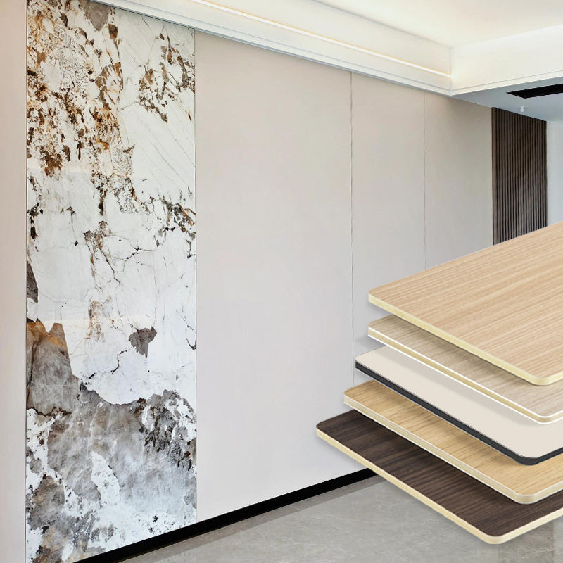 Wood Veneer Panel Decorative Uv Wall Panels High Gloss Uv Board Round Chopping Board