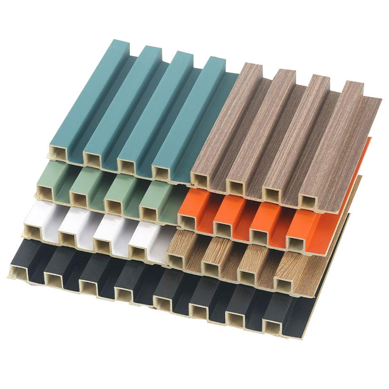 Waterproof WPC Wall Panel Wood Fluted PVC Interior WPC Wall Panel for Wall Decoration