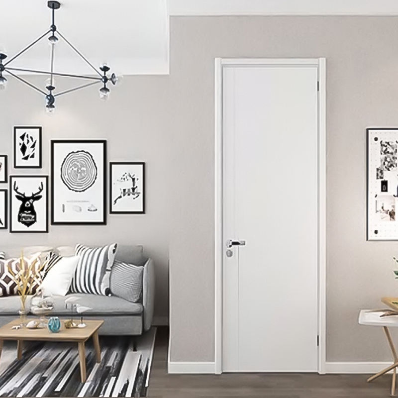 Certified High Quality Modern Design Fire Door 30-150 Min Fire Rated Flush Wood Proof for Apartments Interior Use - Image 2