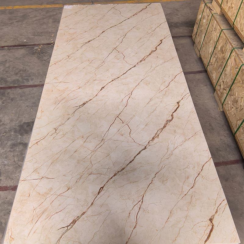 Hot Sale Custom 1220*2440Mm UV Faux Marble Solid Board Wooden Plastic Marble Sheet for Wall Decoration - Image 4