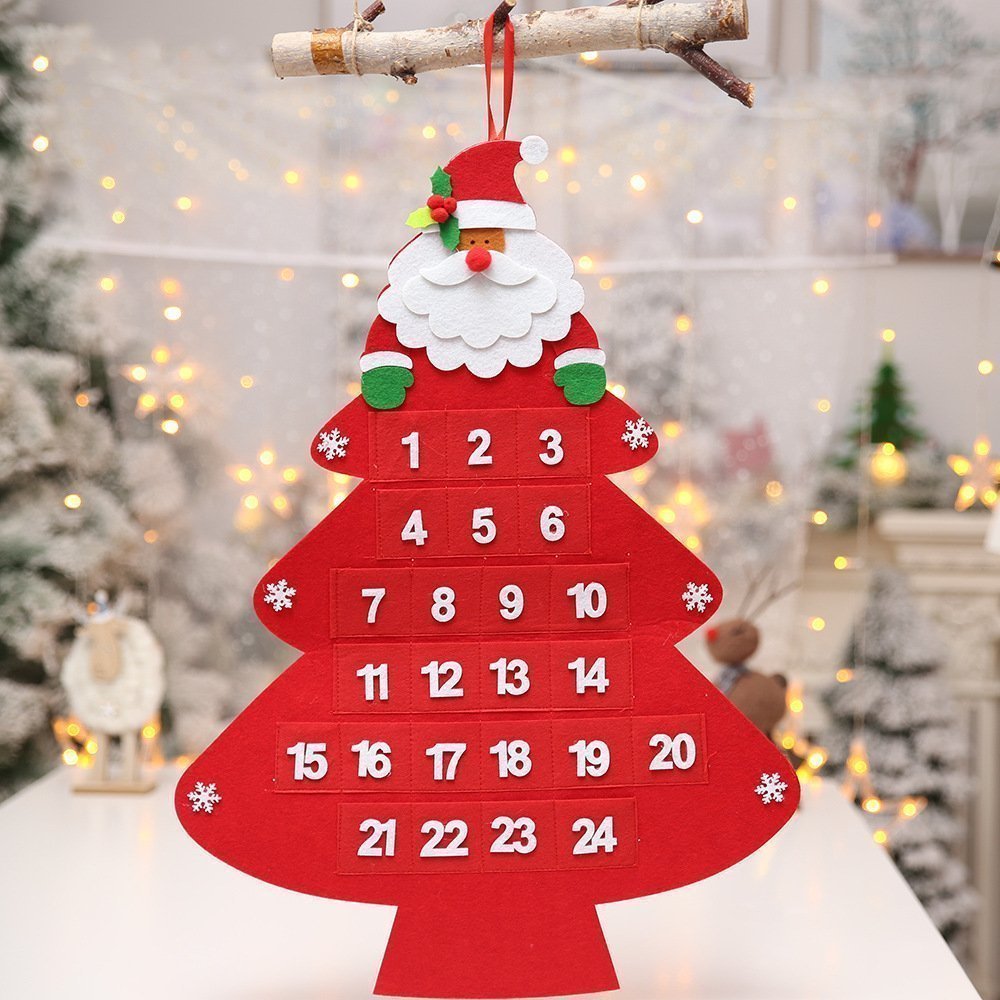 China High Quality Non-woven Christmas Felt Calendar