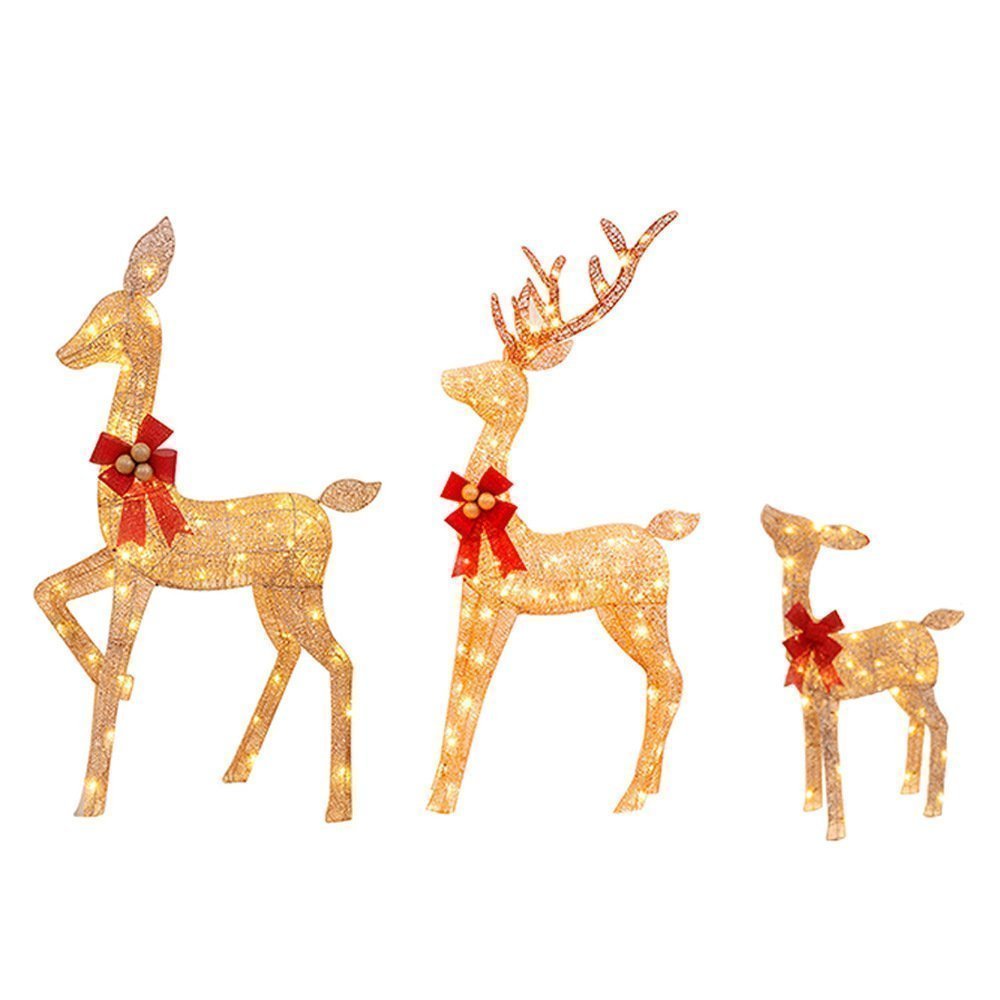 3 piece set Iron DIY Xmas Deer